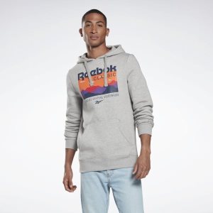 Reebok Classic Trail Kapuzenpullover Herren - Grau - DE 945-TJL